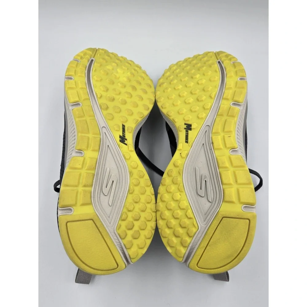 Skechers Women's Size 8.5 Gray Go Run Air Cooled Gogo Mat MStrike Running‎ Shoes